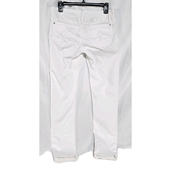 Lilly Pulitzer Jeans Worth Skinny Womens Size 4 Resort White Denim - Picture 3 of 12